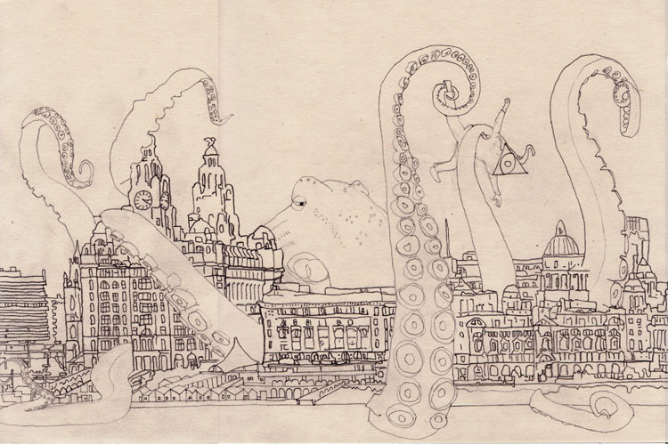 call to arms pencil drawing