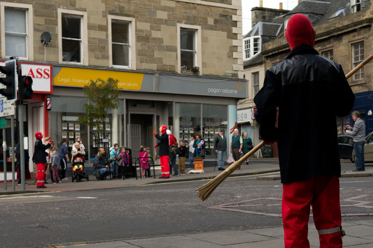 Public Service Robots on the streets of Cupar