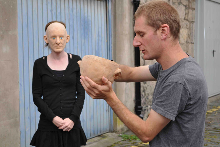 Bob Moyler and Eilidh Reilly during performance workshop