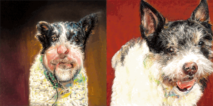 a portrait of Bob Moyler generated by Big Sleep