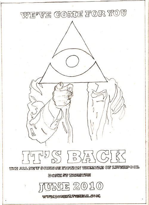 it's back poster drawing